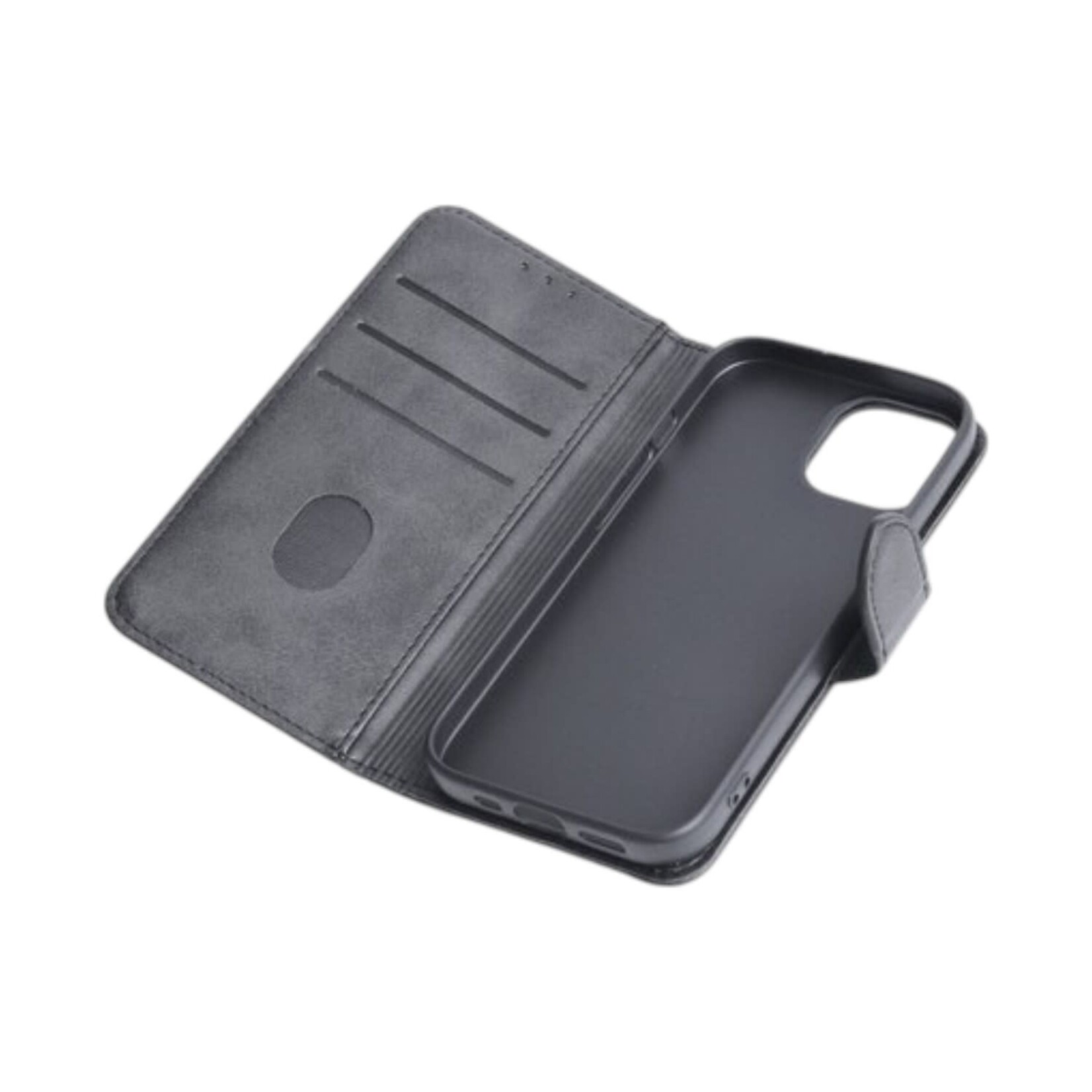 blu element ÉTUI CASE IPHONE 16 - Blu Element Vegan Leather Folio Wallet Case Black