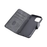 ÉTUI CASE IPHONE 13 / 14 / 15 / 16E / 17E - Blu Element Vegan Leather Folio Wallet Case Black