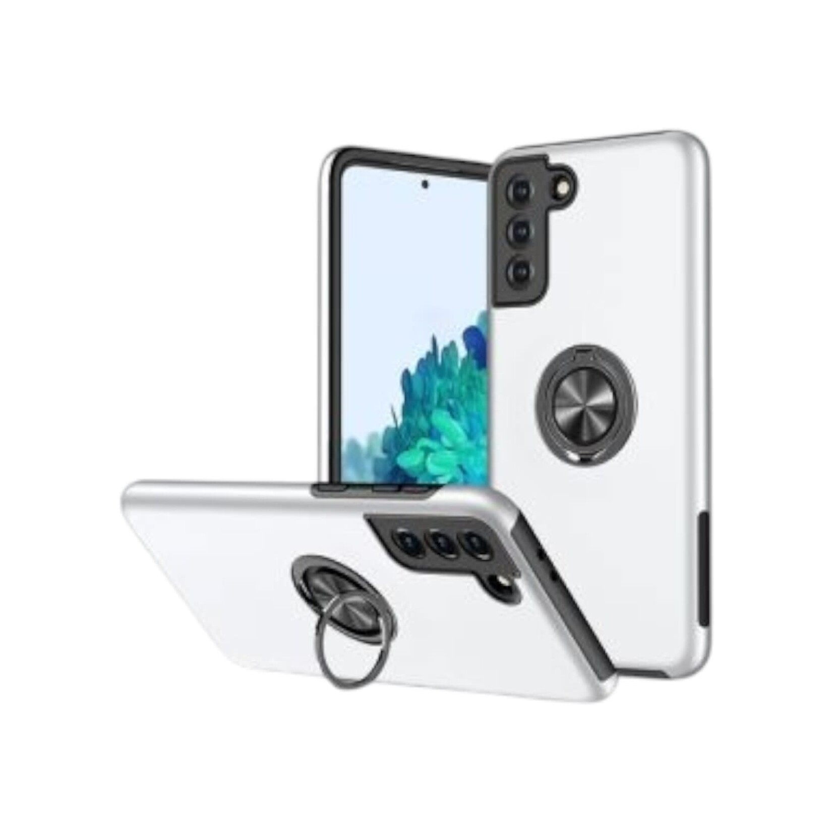 ÉTUI CASE SAMSUNG S22 - Hybrid Shock Absorbing Case with Kickstand for Samsung Galaxy S22