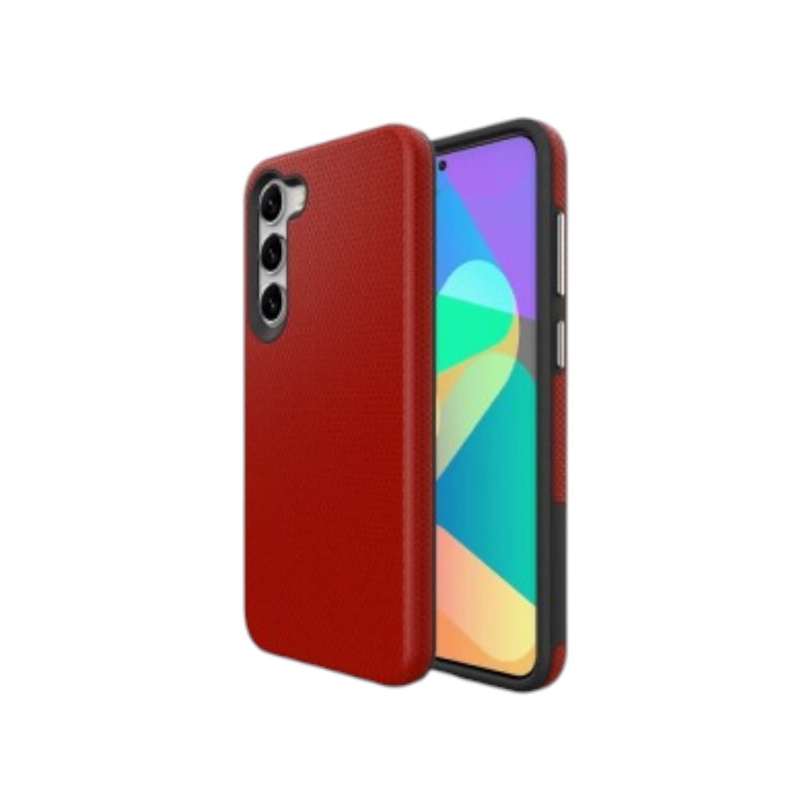 ÉTUI CASE SAMSUNG S22 - Triangle Shockproof Case with Anti Slip Grains