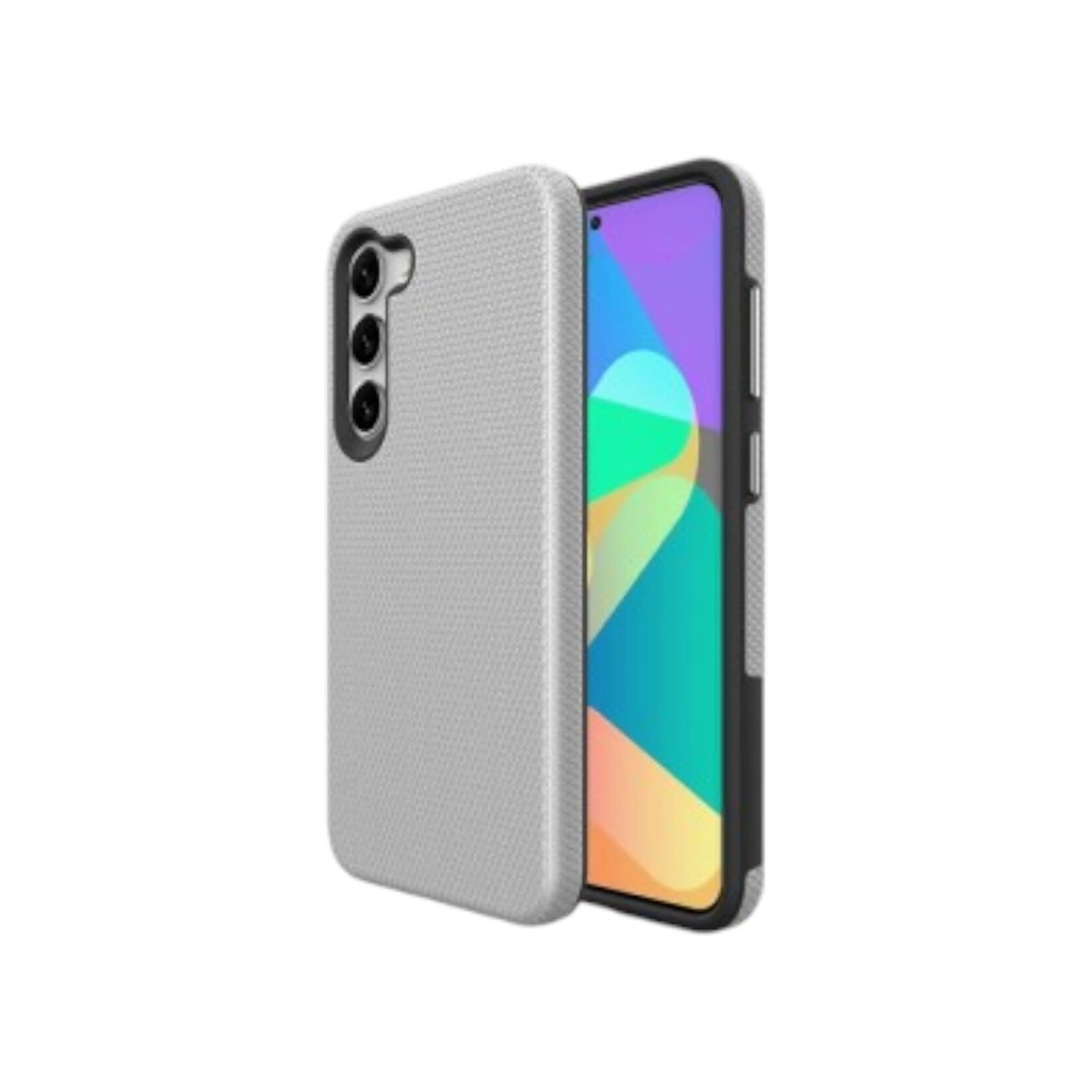 ÉTUI CASE SAMSUNG S22 - Triangle Shockproof Case with Anti Slip Grains