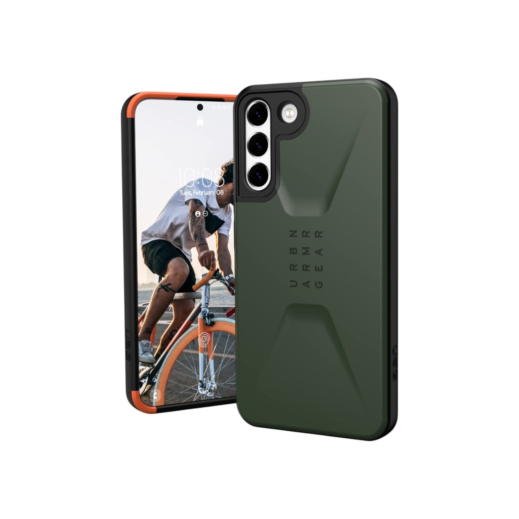 ÉTUI SAMSUNG S22 PLUS - UAG Civilian Featherlight Mallard (VERT)