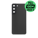 Samsung Back Cover Glass With Camera Lens Samsung Galaxy S22 5G (Pull OEM grade B) (Graphite)