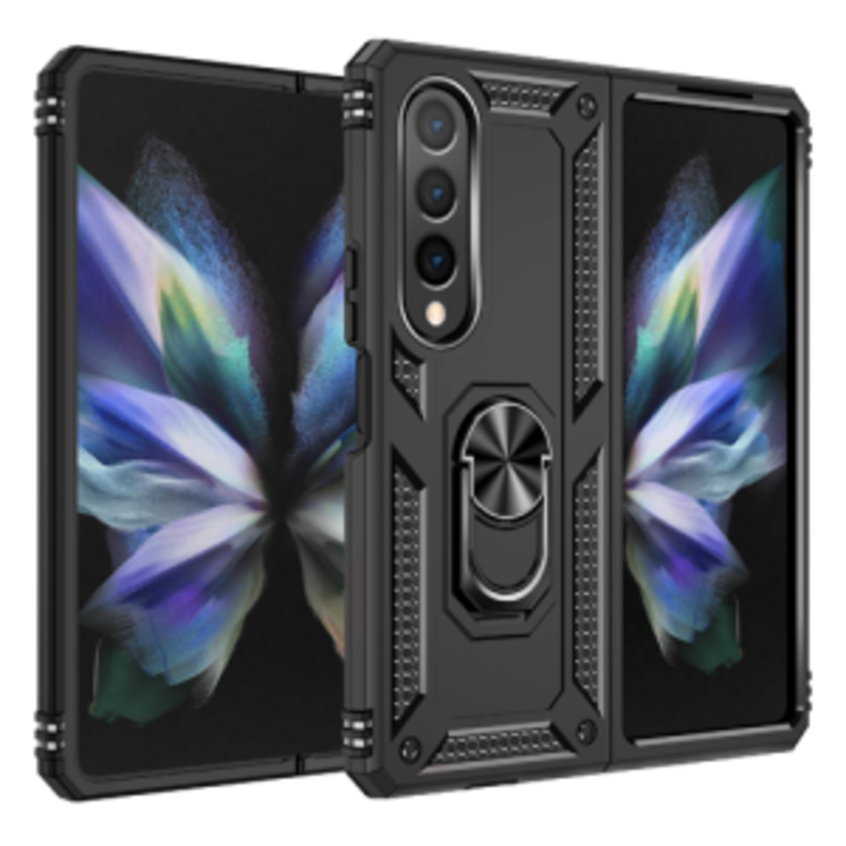 ÉTUI SAMSUNG Z FOLD 4 - Transformer Magnet Enabled Case with Ring Kickstand