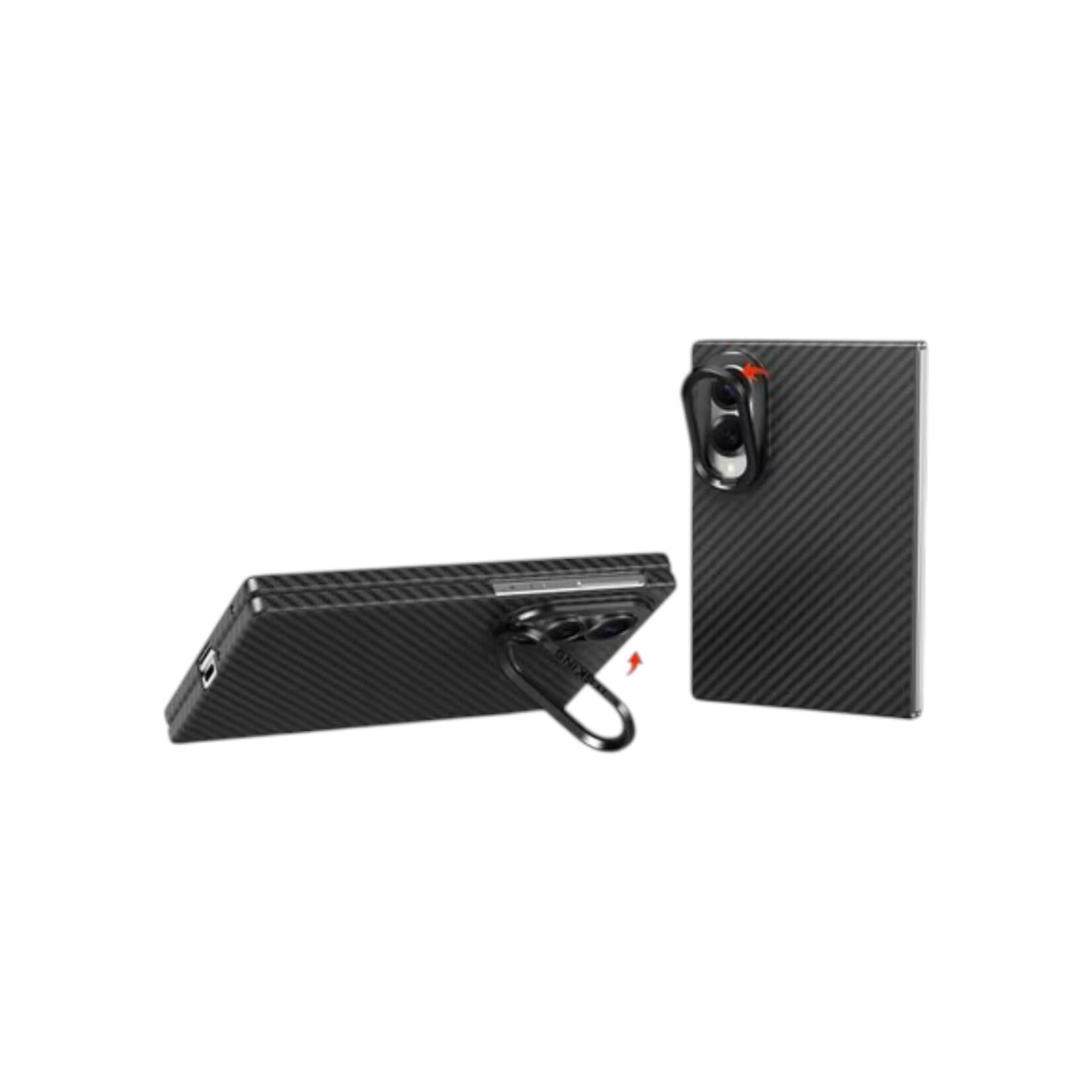 ÉTUI CASE SAMSUNG GALAXY Z FOLD 8 - ITSKINS Étui Supreme Eclipse Stand avec MagSafe Noir