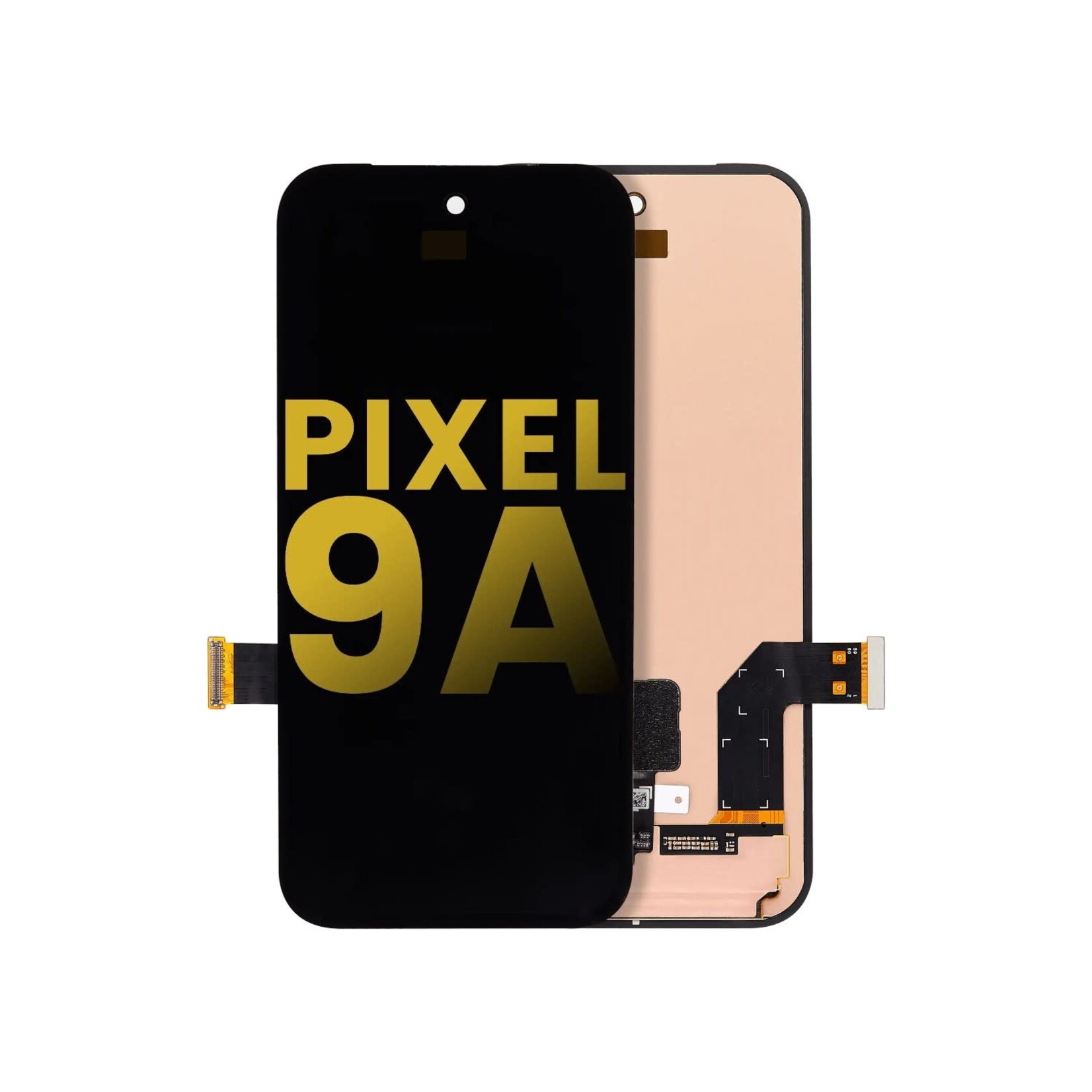OLED Assembly Without Frame (With Fingerprint Sensor) For Google Pixel 9A (Refurbished) (All Colors)