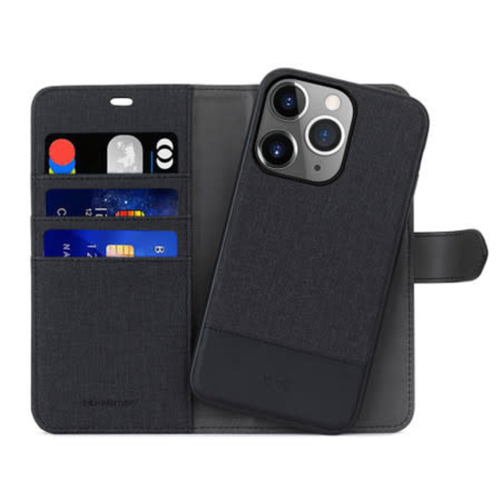 Apple ÉTUI IPHONE 13 PRO - BLUE ELEMENT FOLIO 2 IN 1 - BLACK/BLACK