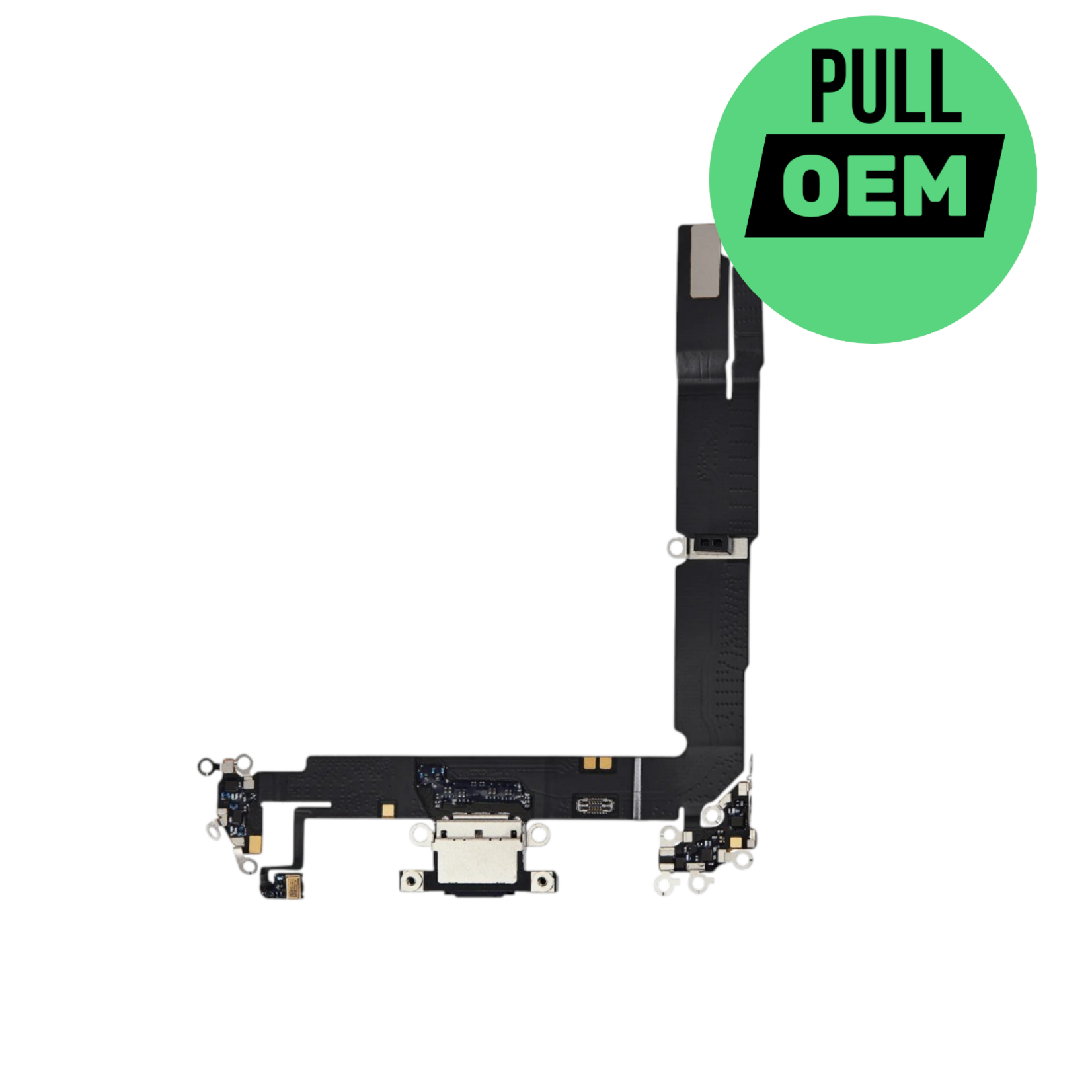 Apple Charging Port Flex Cable For iPhone 16 Plus (Pull OEM) (Black)