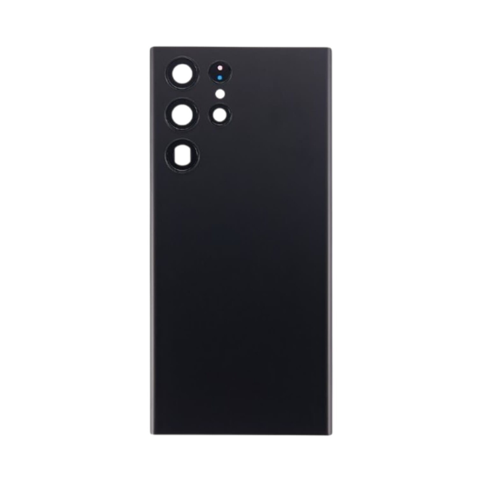 Back Cover With Camera Lens Compatible for Samsung Galaxy S22 Ultra 5G - Phantom Black