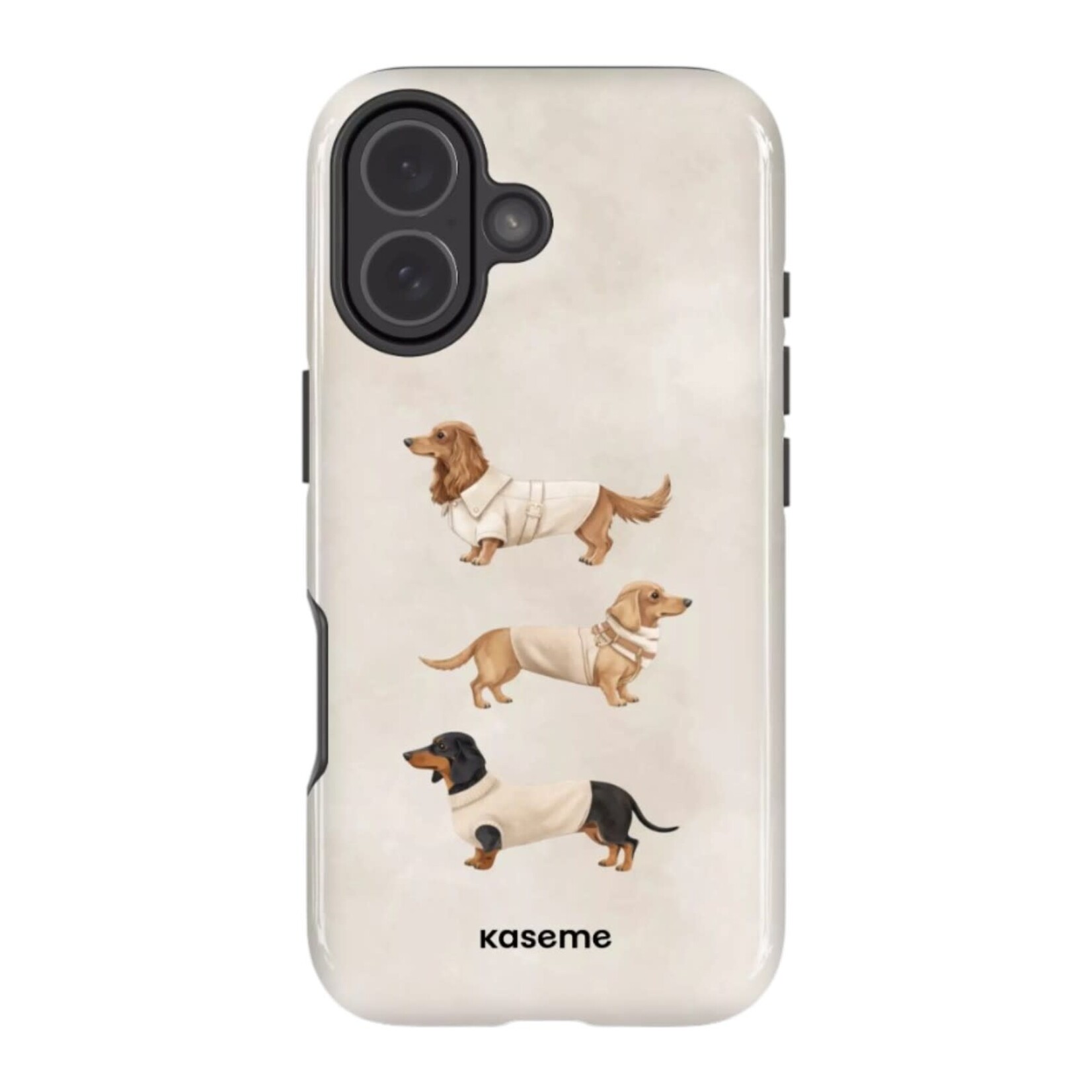 kaseme ÉTUI IPHONE 17 - Kaseme Doxies Club Beige