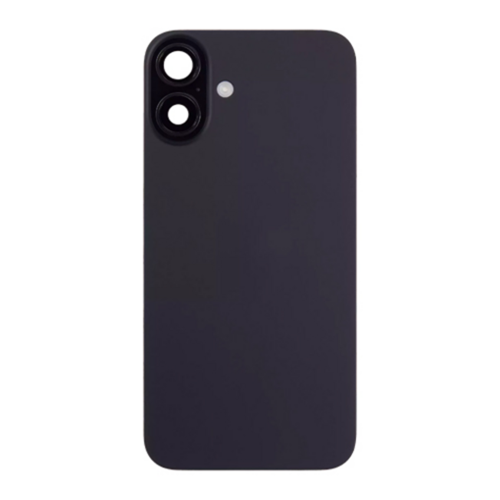 Back Glass With Steel Plate, Wireless NFC MagSafe Magnet and Flashlight Flex Pre-Installed Compatible for iPhone 17 - Black