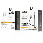 CABLE USB-C TO LIGHTNING 27W 2M BLACK DRAVON