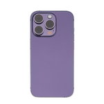Back Housing With Small Parts & Charging Port Pre-Installed Compatible for iPhone 14 Pro (Premium) - Deep Purple