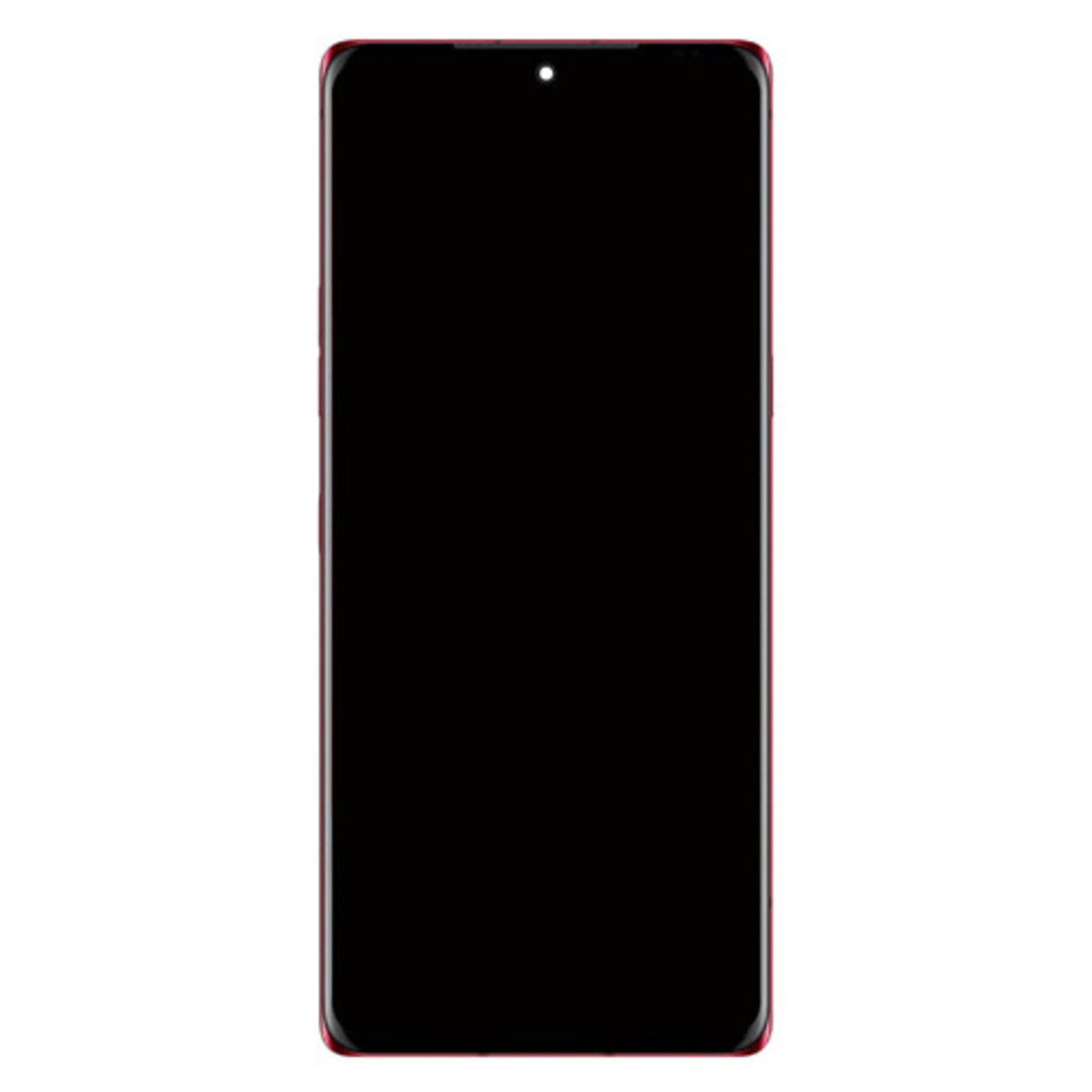 LCD Assembly With Frame Compatible for LG Velvet 5G (Refurbished) - Red