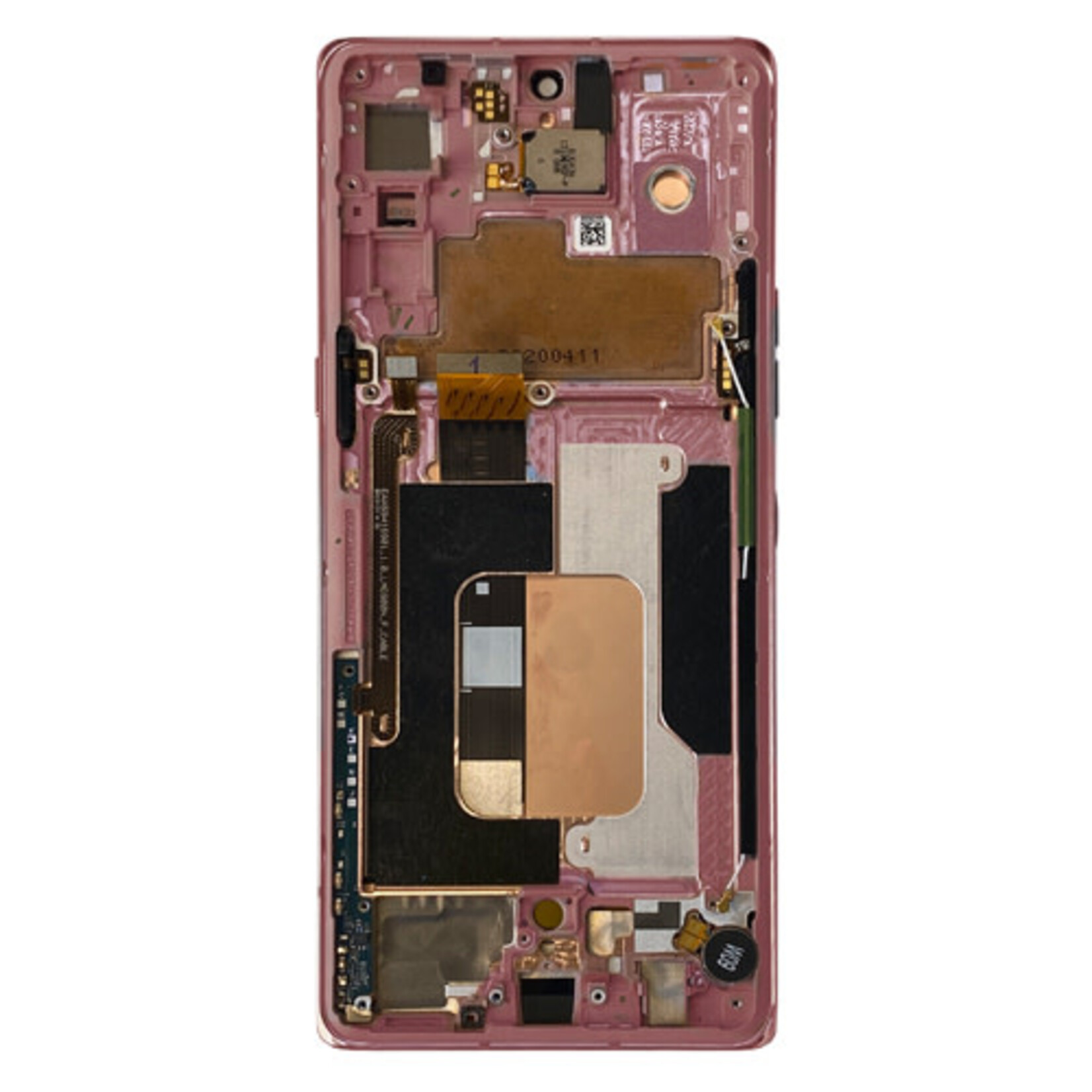 LCD Assembly With Frame Compatible for LG Velvet 5G (Refurbished) - Red