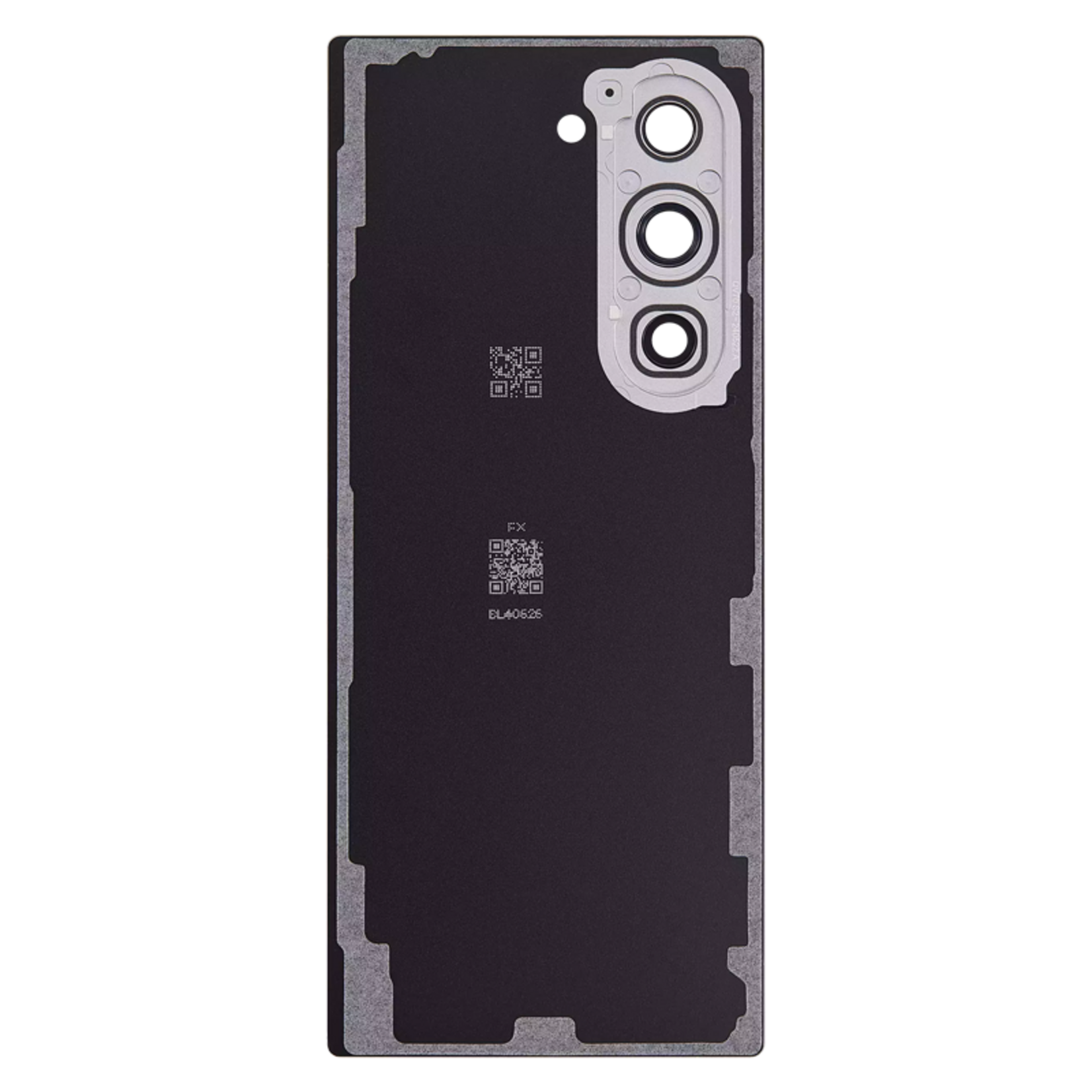 Back Cover With Camera Lens Compatible for Samsung Galaxy Z Fold 6 5G (F956) - Silver Shadow