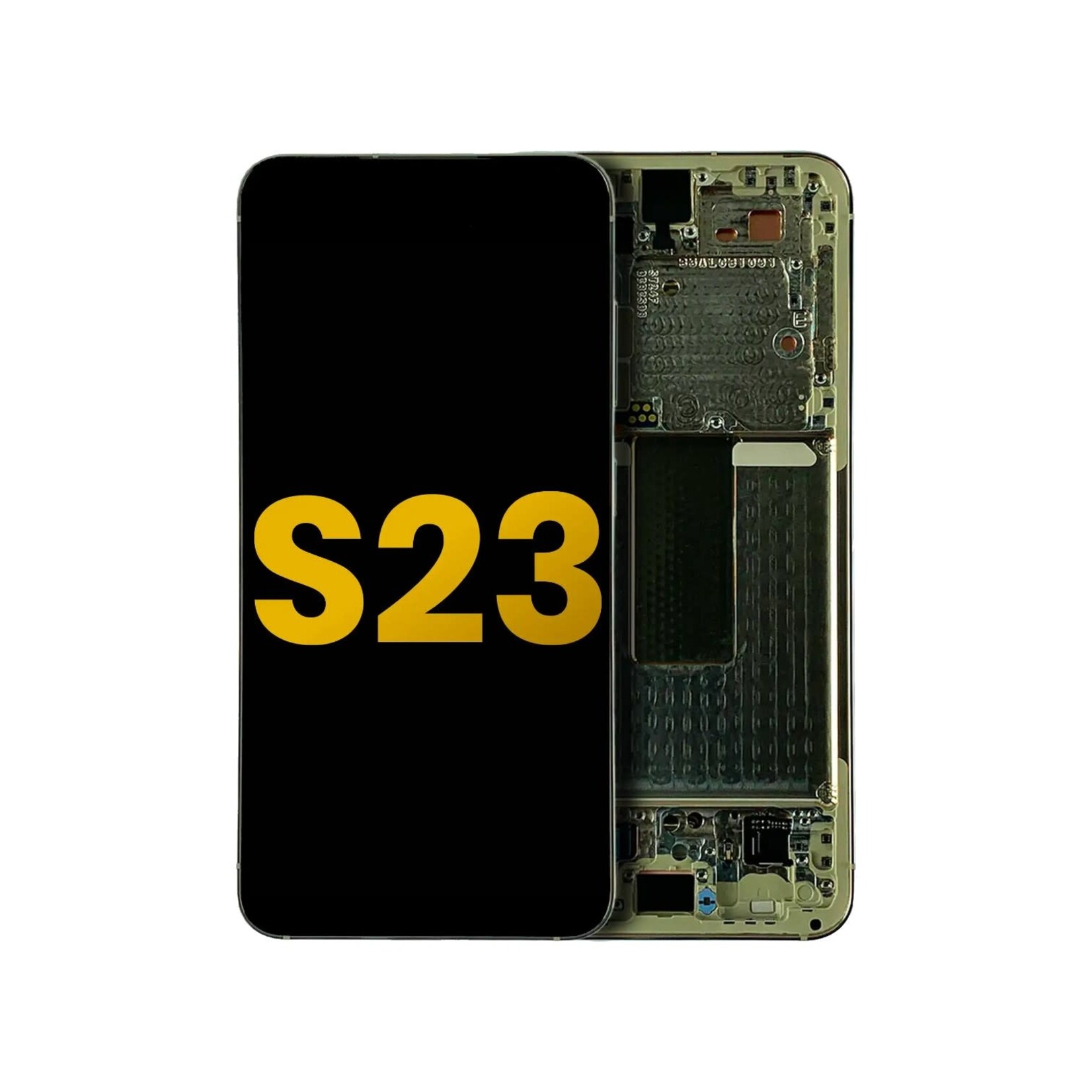 OLED Assembly With Frame For Samsung Galaxy S23 5G (US & International) (Refurbished) (Cream)