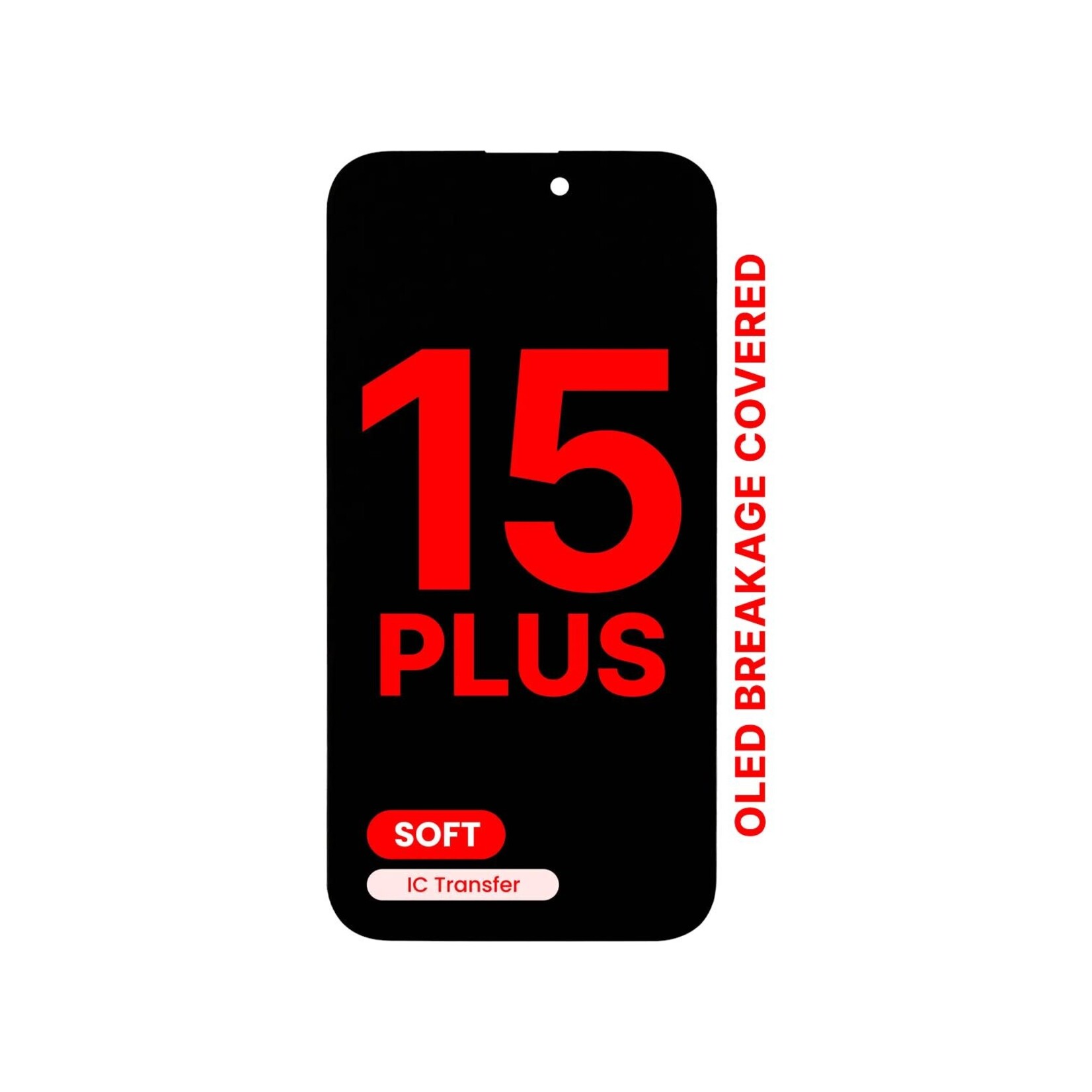 OLED Assembly For iPhone 15 Plus (Aftermarket Pro: XO7 Soft)