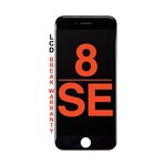 LCD Assembly with Steel Plate Compatible for iPhone SE (2022) / SE (2020) / 8 (Aftermarket Premium / Incell) - Black