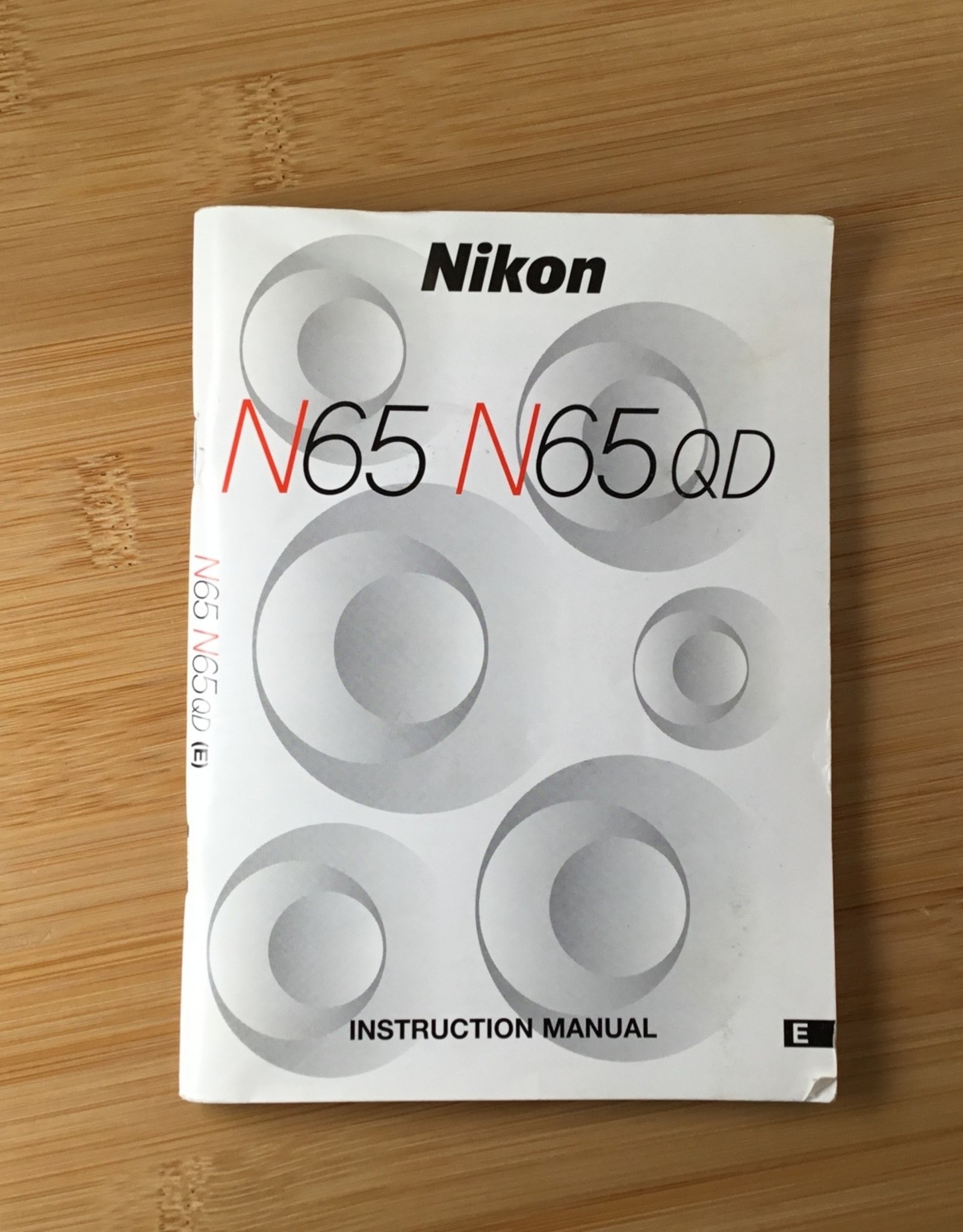Leica Nikon N65 N65 QD Original Manual Used EX