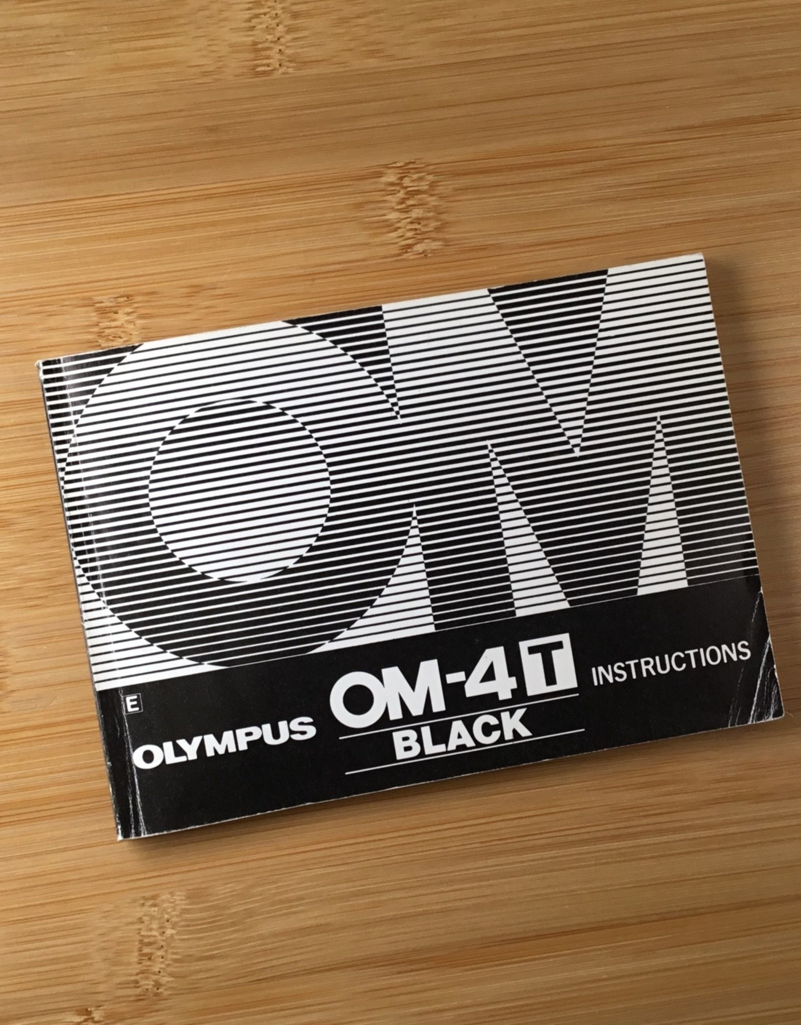 OLYMPUS Olympus OM-4T  Black Original Manual Used EX