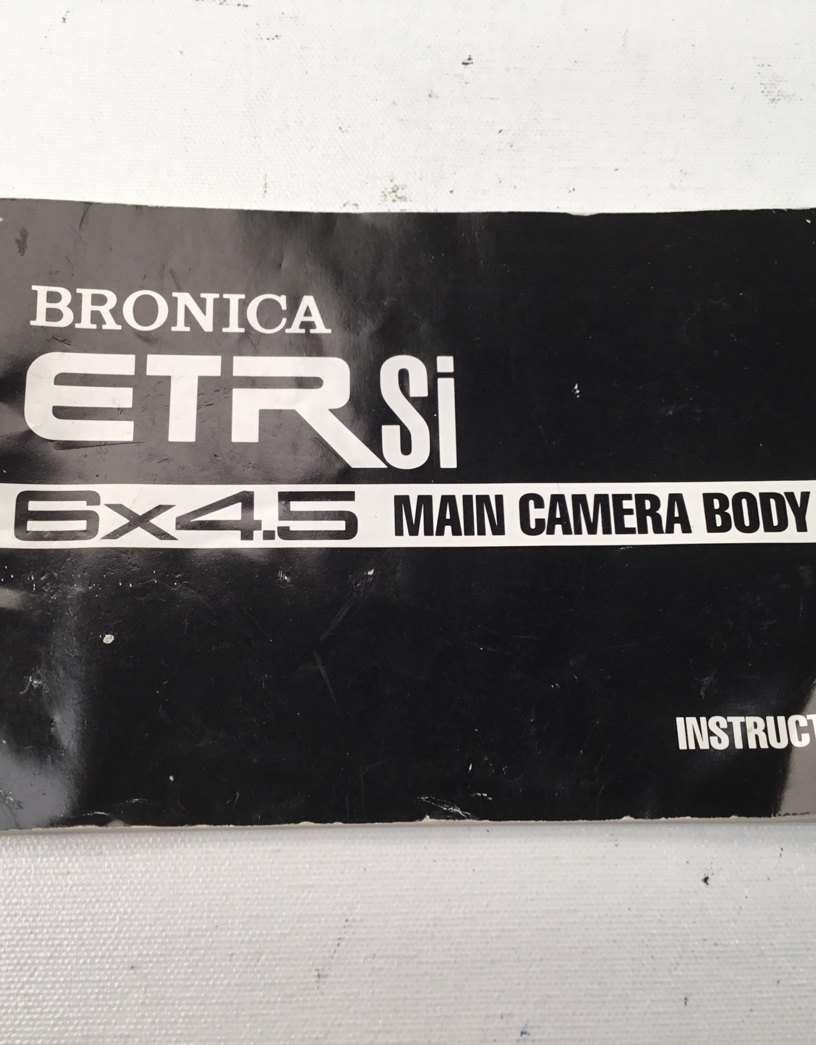 Bronica Bronica ETRSi Original Manual Used EX-