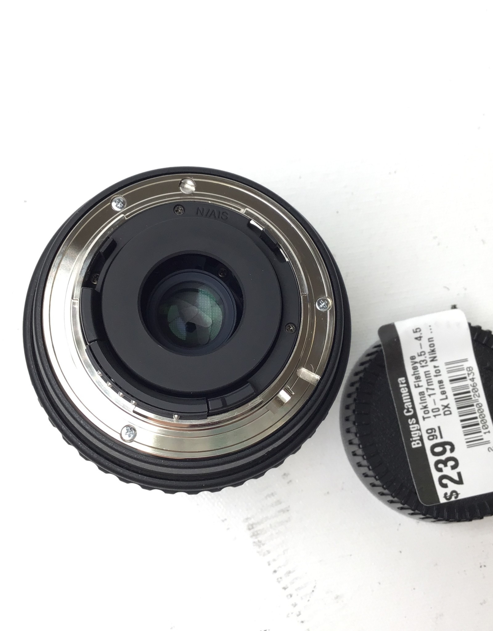 Tokina Tokina Fisheye 10-17mm f3.5-4.5 DX Lens for Nikon Used EX