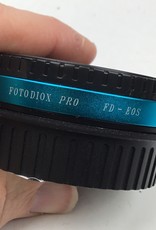 Fotodiox Pro Canon FD-EOS Lens Adapter Used EX
