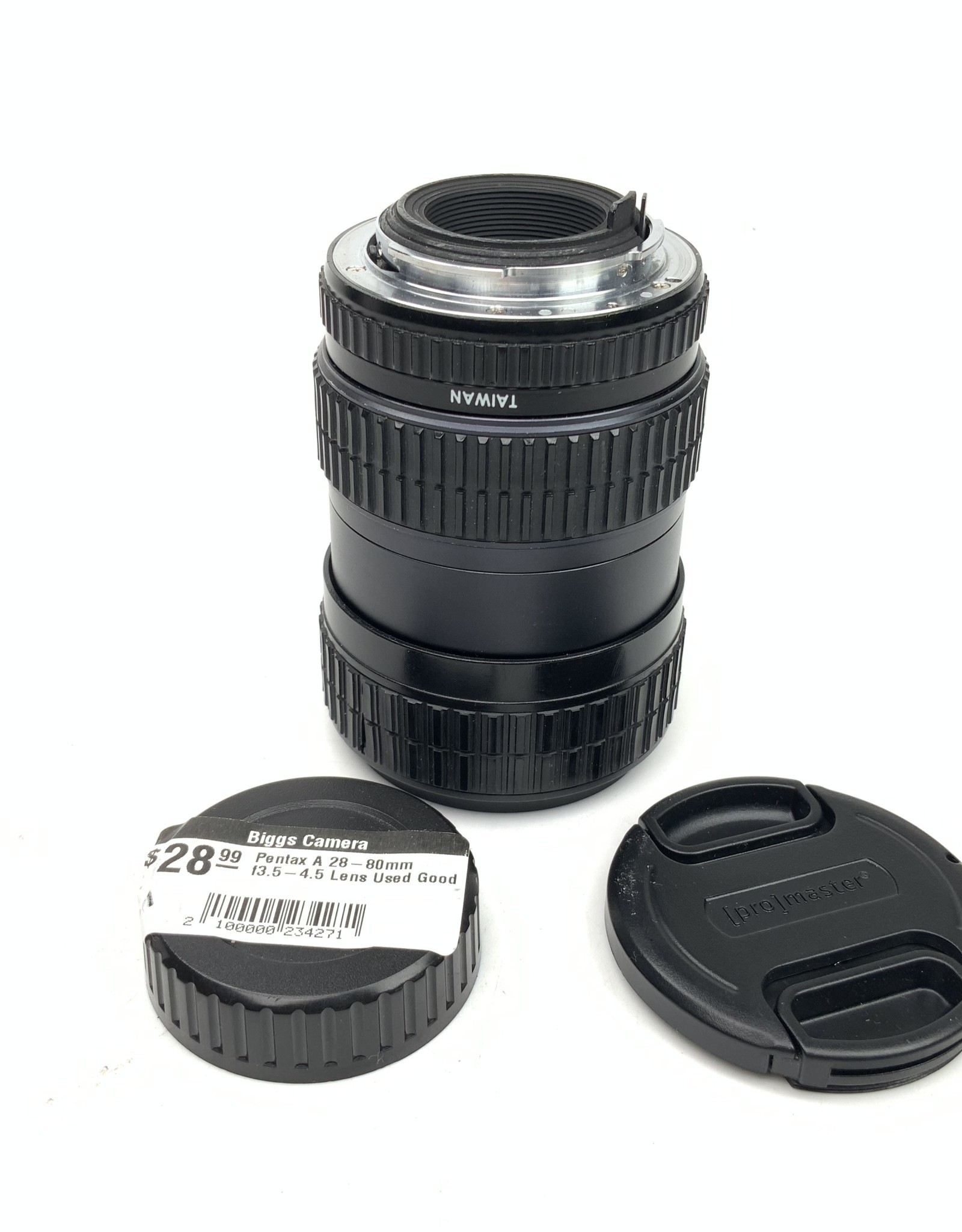 Pentax Pentax A 28-80mm f3.5-4.5 Lens Used Good