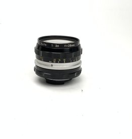 NIKON Nikon Nikkor-H 28mm f3.5 Non AI Lens Used Good