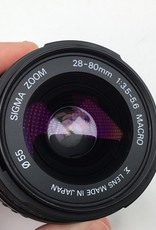 NIKON Sigma 28-80mm D f3.5-5.6 Lens for Nikon F Used Good