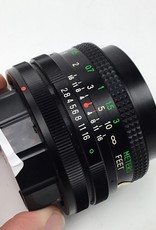 CANON Vivitar 28mm f2.8 MC Lens for Canon FD Used Good