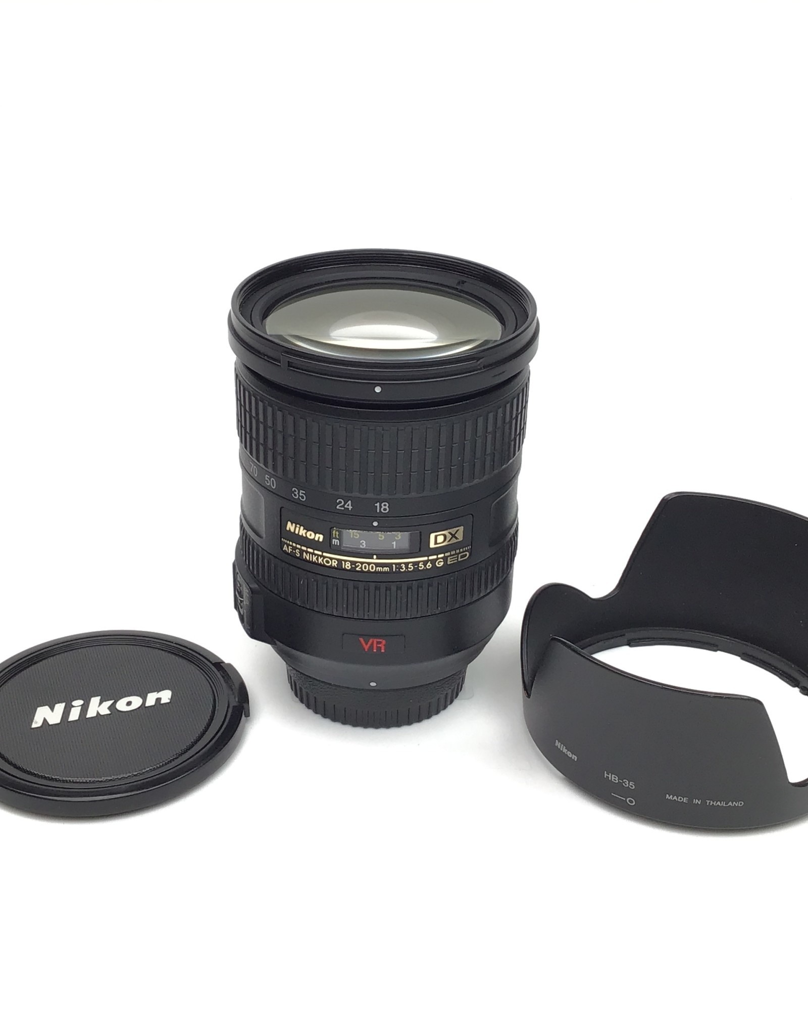 NIKON Nikon AF-S Nikkor 18-200mm f3.5-5.6 G VR DX Lens Used good