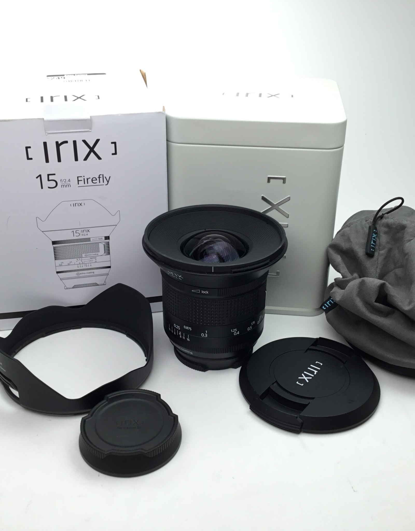 Irix Irix 15mm f2.4 Firefly Lens in Box for Canon EF Used EX