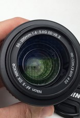 NIKON Nikon DX AF-S 55-200mm f4-5.6G II VR Lens Used EX