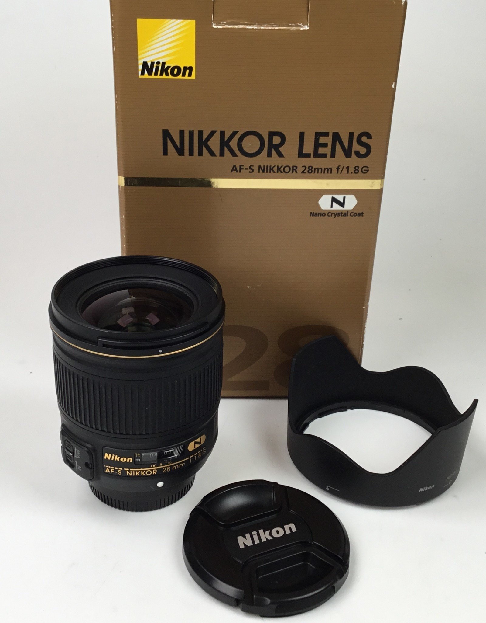 NIKON Nikon AF-S Nikkor 28mm f1.8 G Lens in Box Used EX