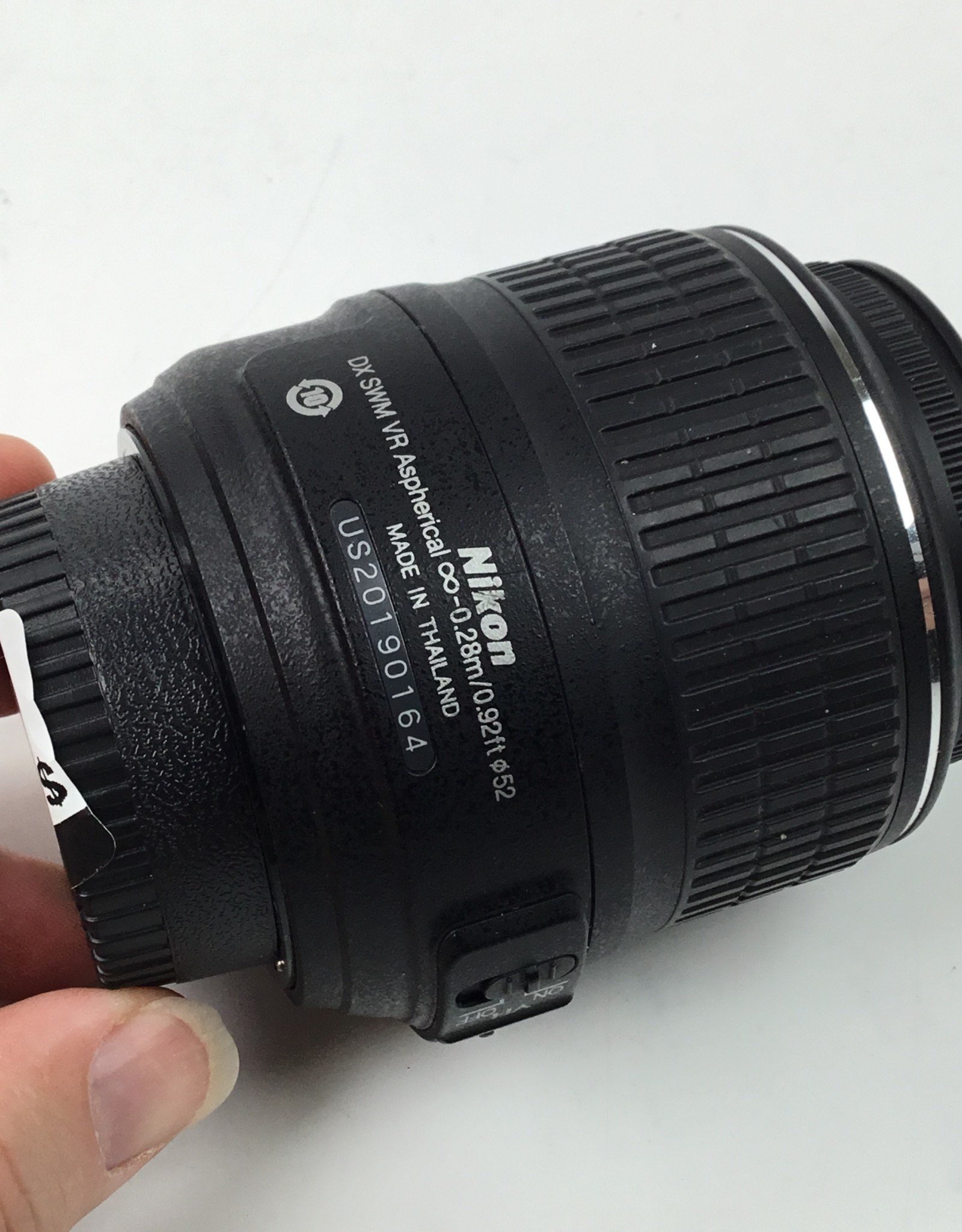 NIKON Nikon AF-S Nikkor 18-55mm f3.5-5.6 G VR Lens Used Good