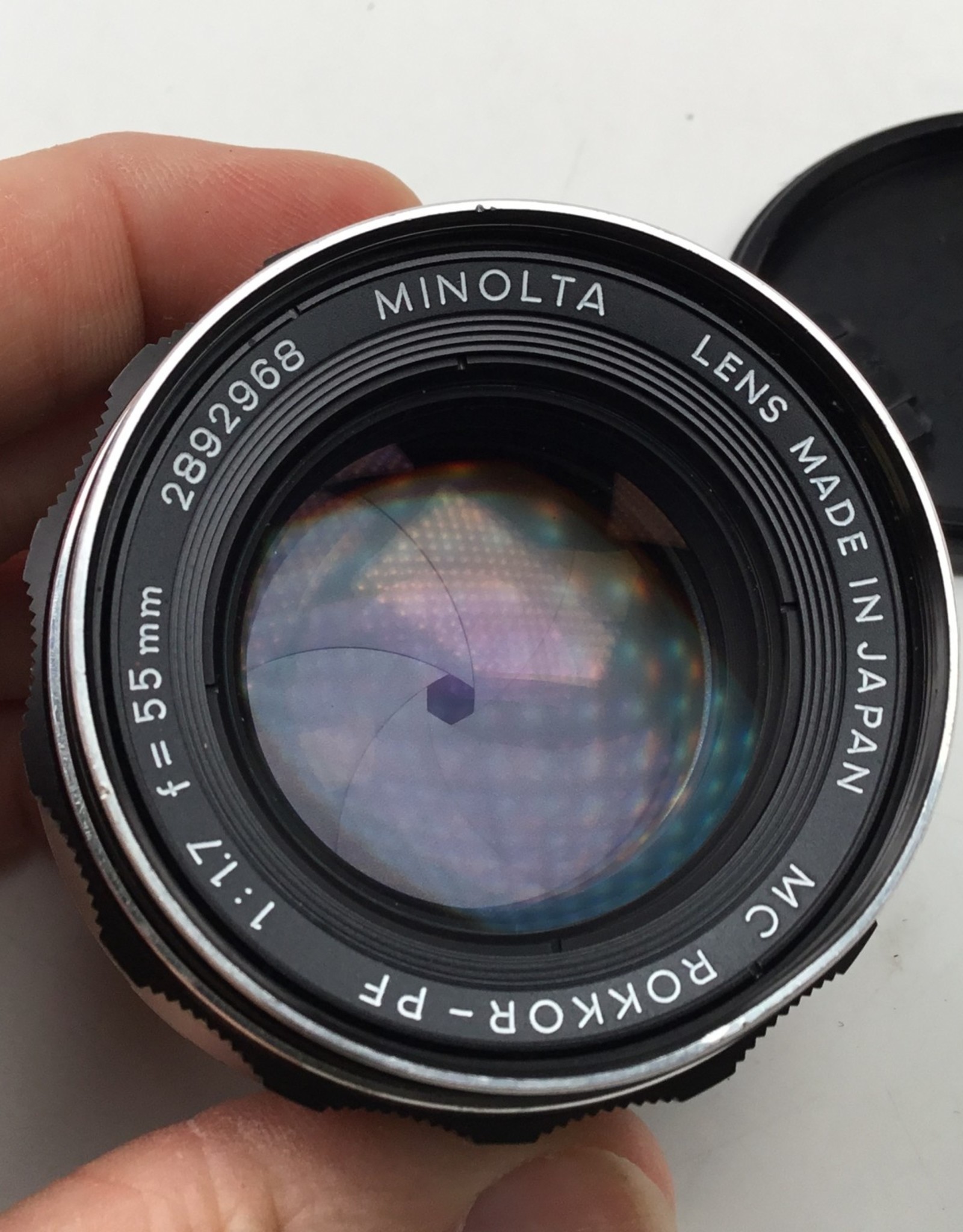 Minolta Minolta MC Rokkor PF 55mm f1.7 Lens Used