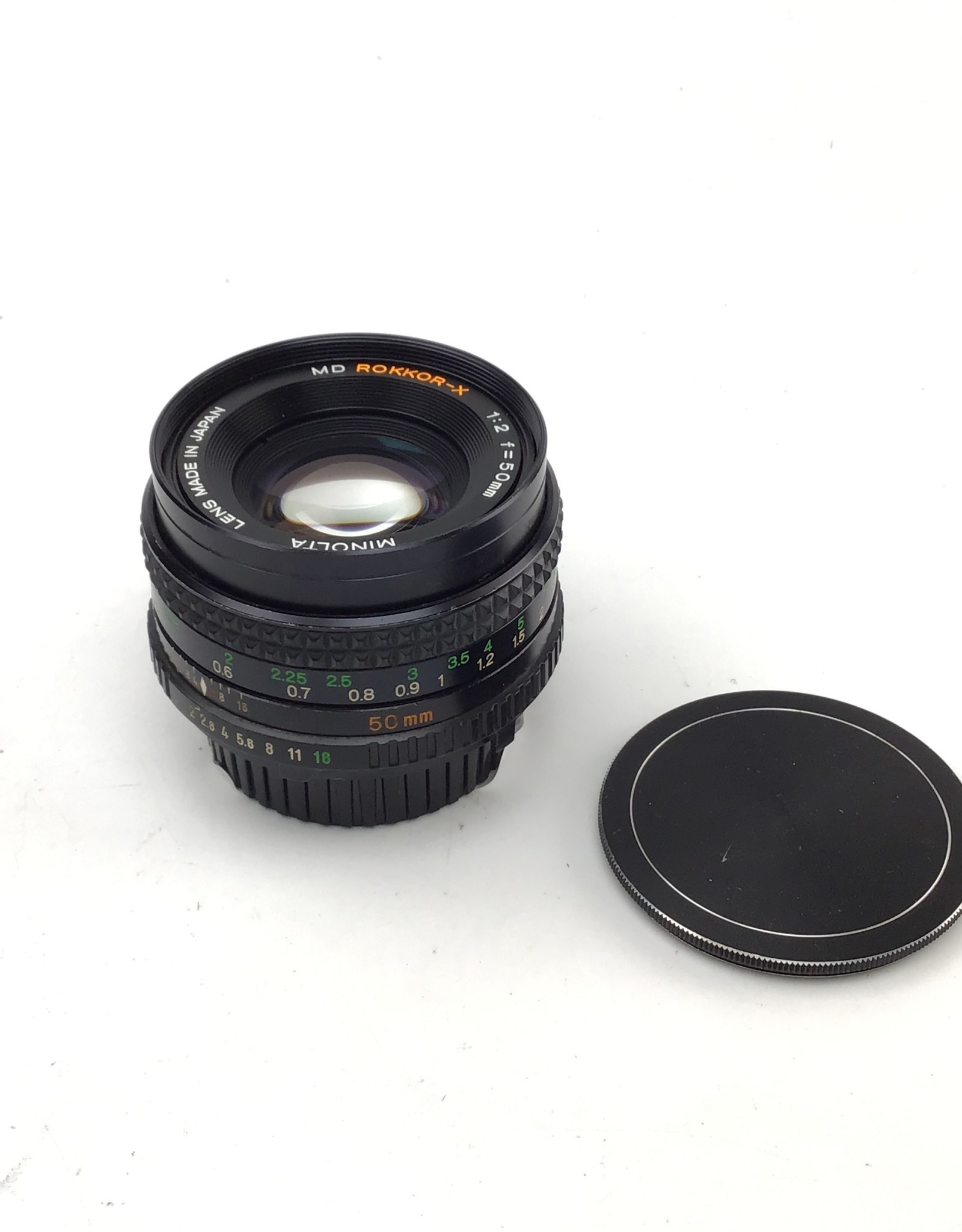 Minolta Minolta MD Rokkor X 50mm f2 Lens Used Good