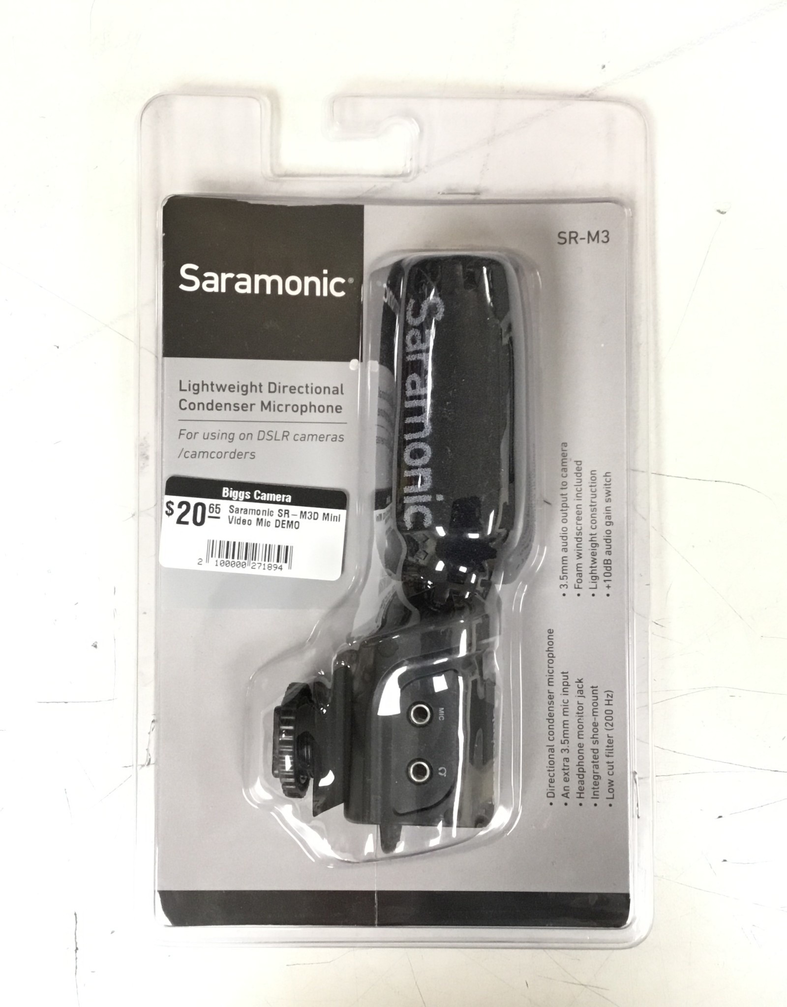 Saramonic SR-M3D Mini Video Mic DEMO