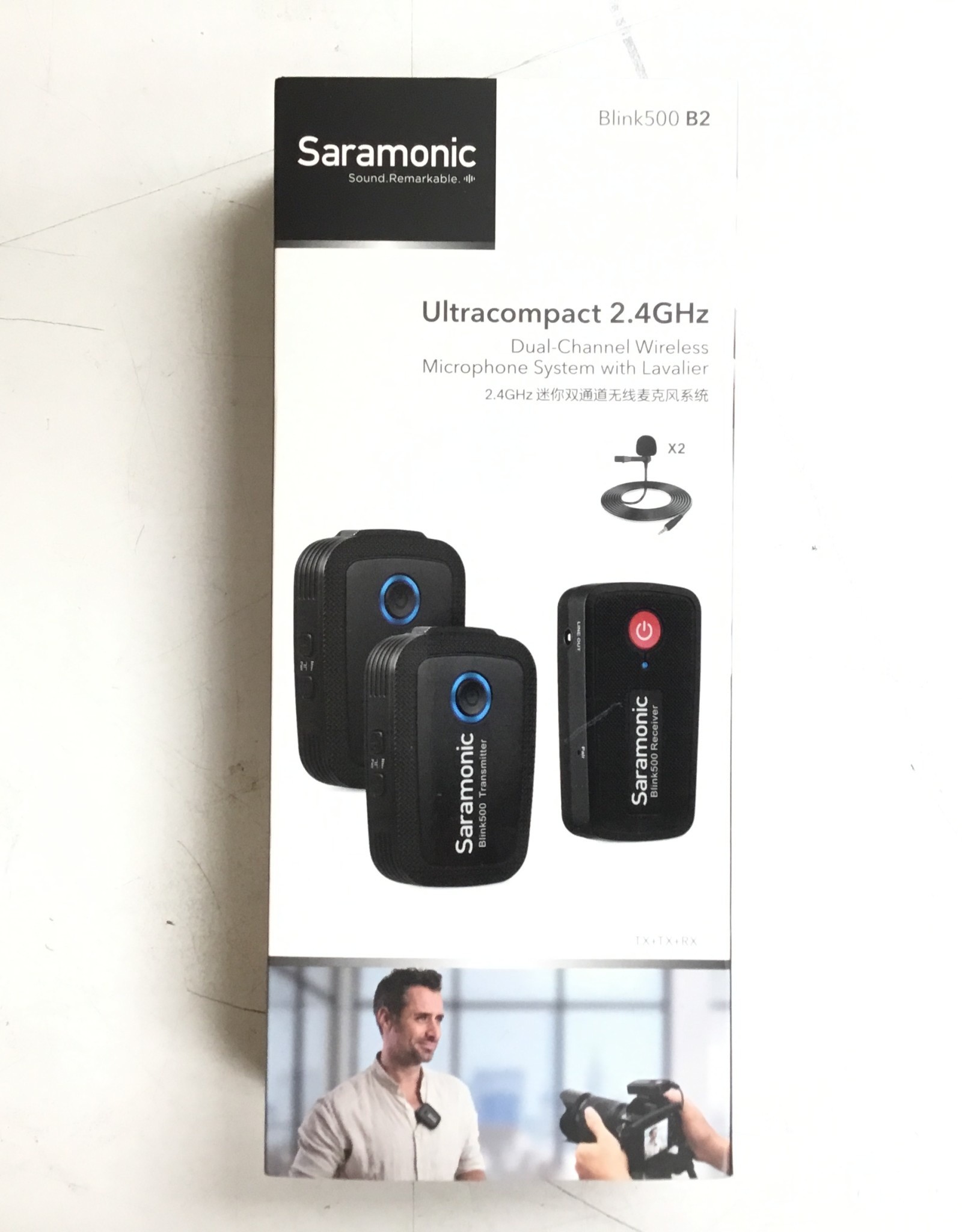 Saramonic BLINK500B2D Wireless Lav System 2 Transmitter DEMO Biggs Camera