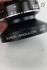 Schneider Schneider Super Angulon 90mm f8 MC Lens in Copal 0 Shutter Used Good