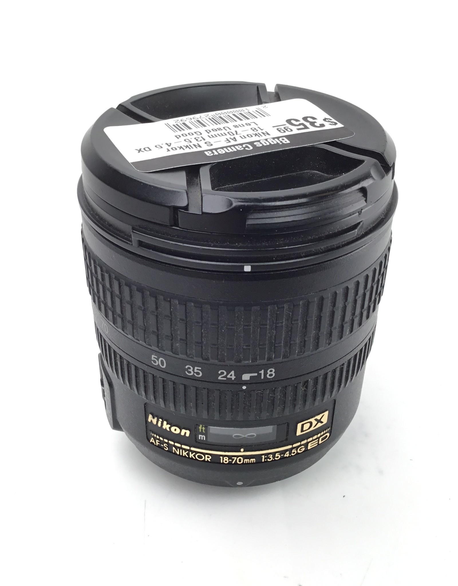 NIKON Nikon AF-S Nikkor 18-70mm f3.5-4.5 DX Lens Used Good