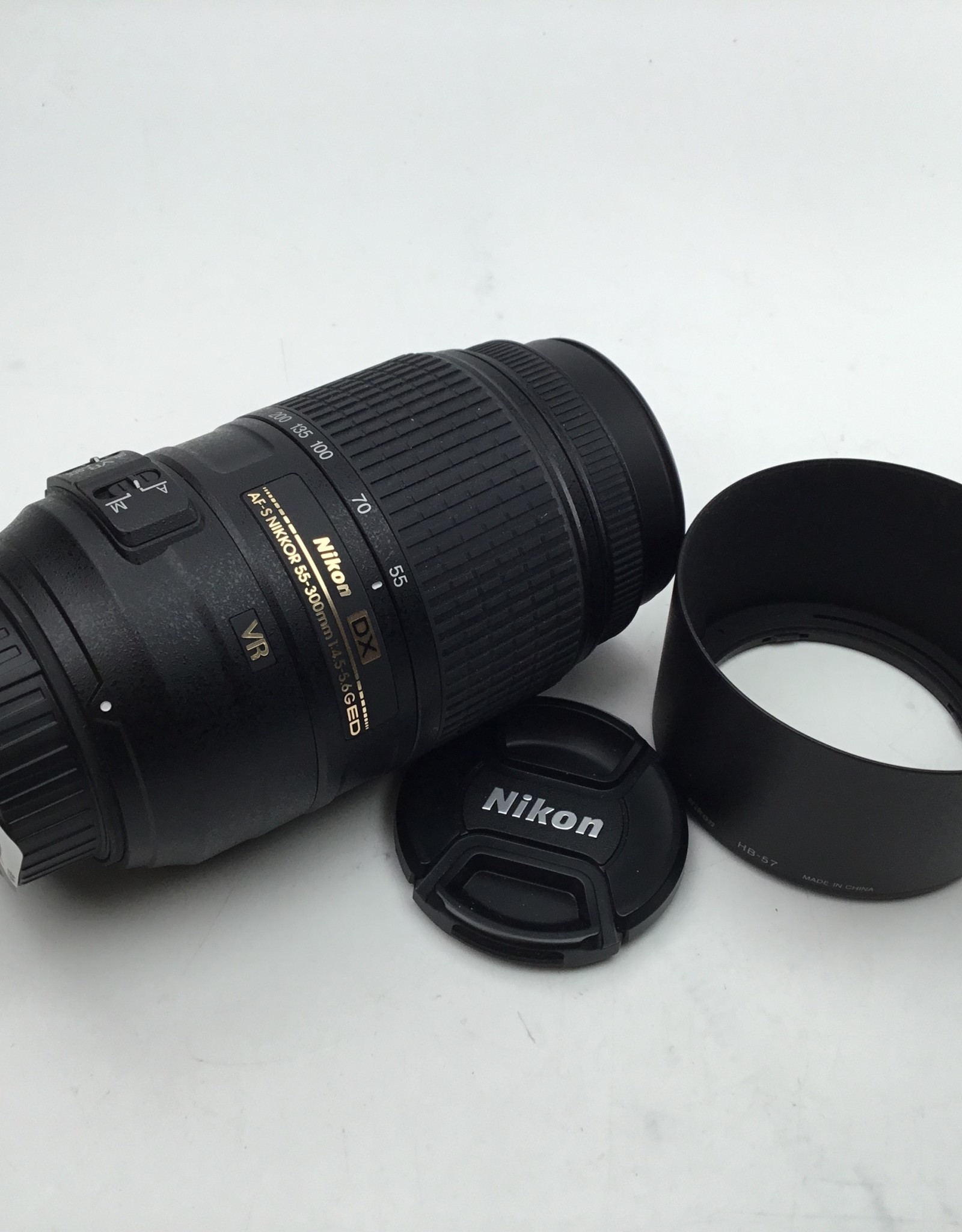 NIKON Nikon AF-S Nikkor 55-300mm f4.5-5.6G DX VR Lens Used Good