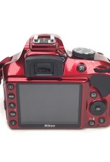 NIKON Nikon D3400 Camera w/ AF-P 18-55mm VR RED Used Good