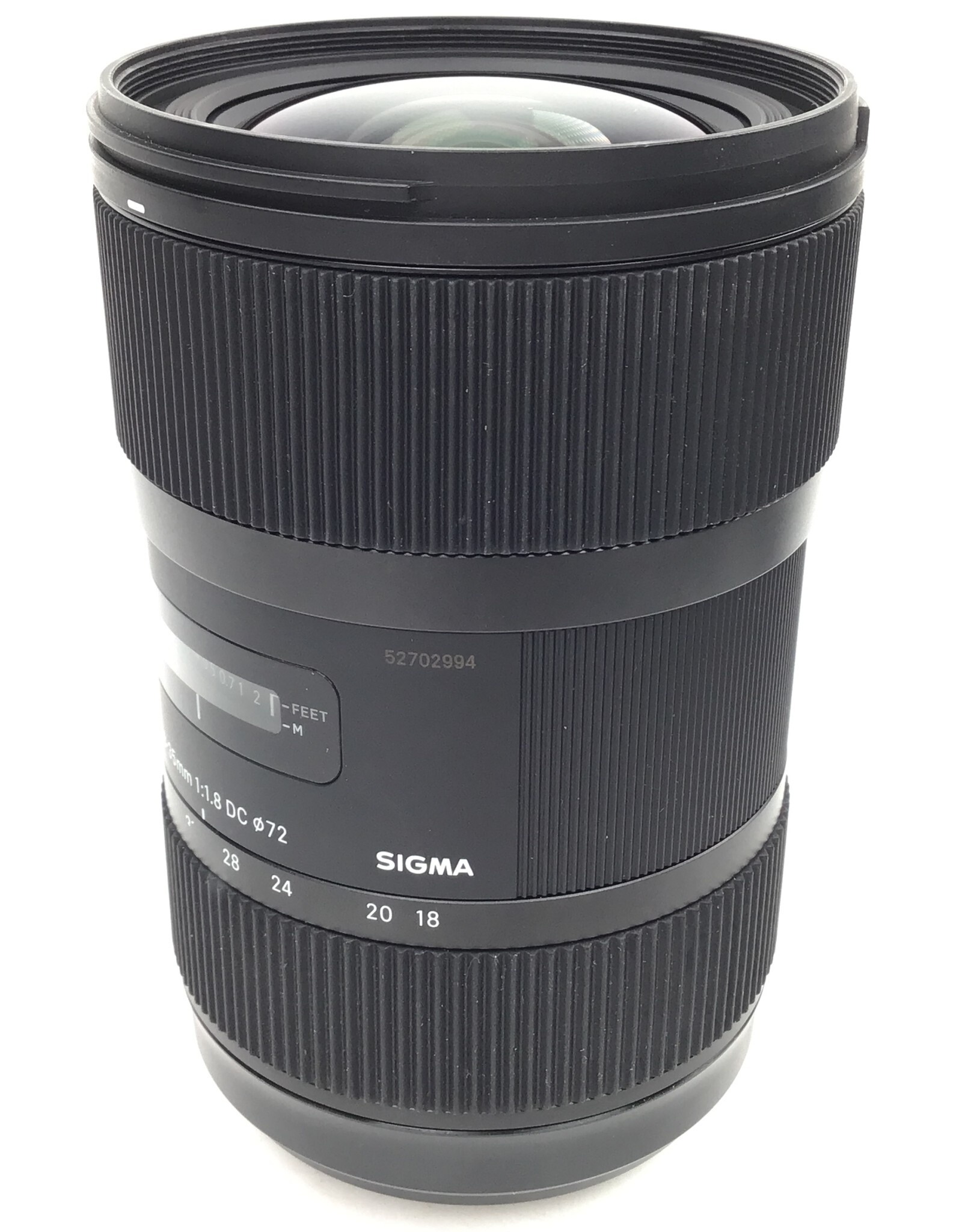SIGMA Sigma 18-35mm f1.8 DC Lens for A Mount with Sony A to E Adapter Used Good