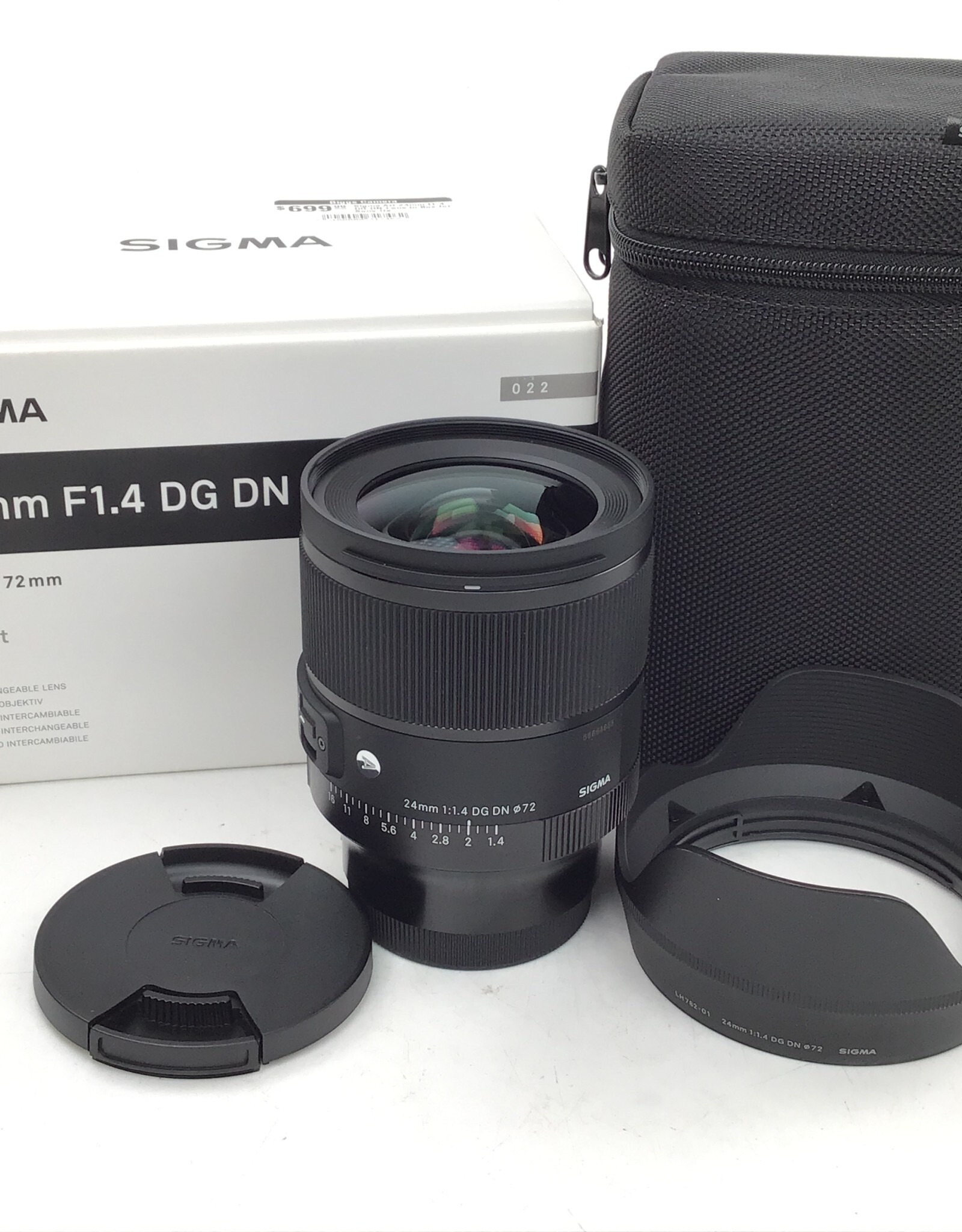 SIGMA Sigma Art 24mm f1.4 DG DN Lens in Box for Sony Used LN