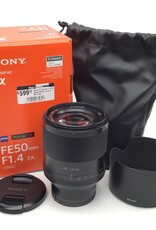 SONY Sony FE 50mm f1.4 ZA Zeiss Planar Lens in Box Used EX