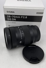 SIGMA Sigma 28-70mm f2.8 DG DN Lens for L Mount in Box Used EX