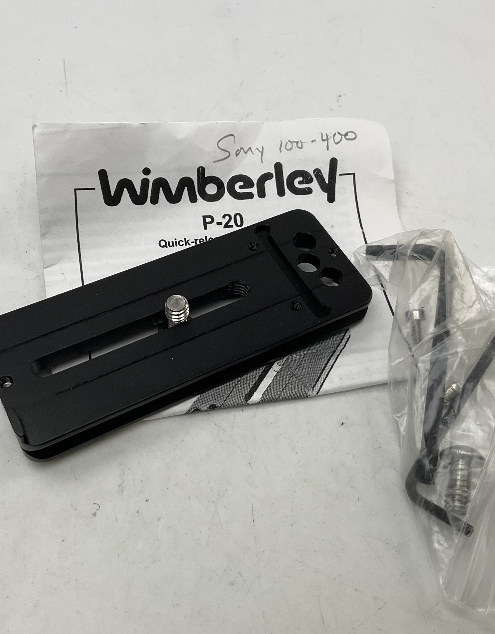Wimberley P-20 Quick Release Lens Plate Used Good